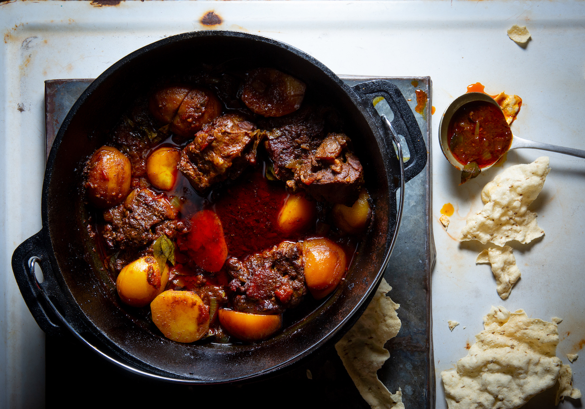 oxtail and vindaloo curry