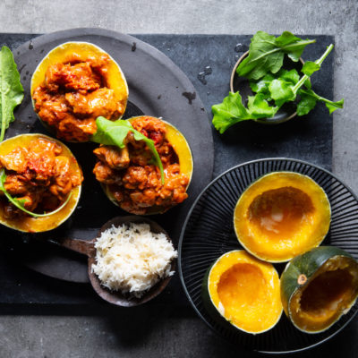 Chicken curry cups