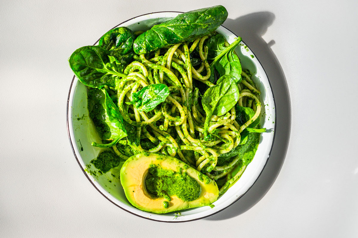 Spinach-and-broccoli-pasta