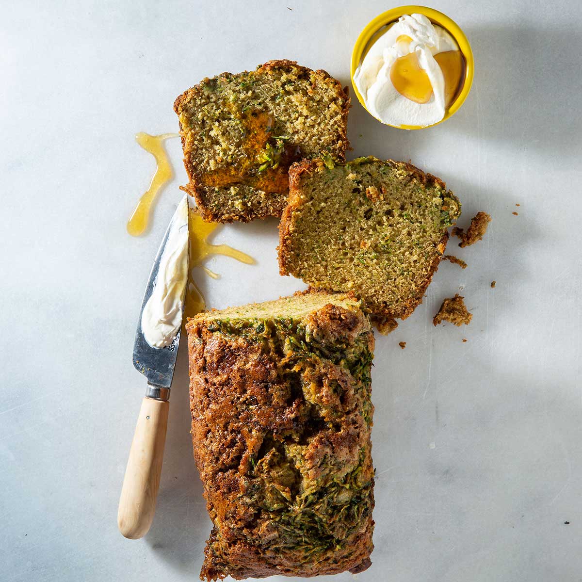 Zucchini loaf Woolworths TASTE