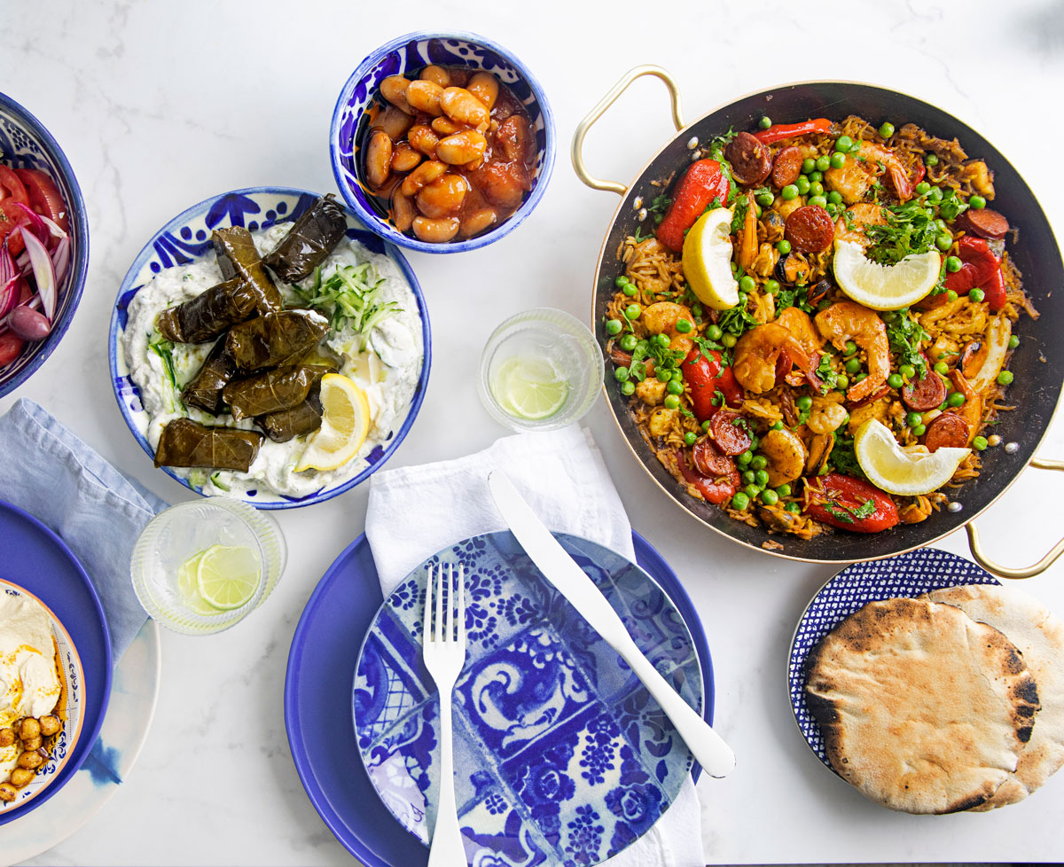 Summer paella Woolworths TASTE