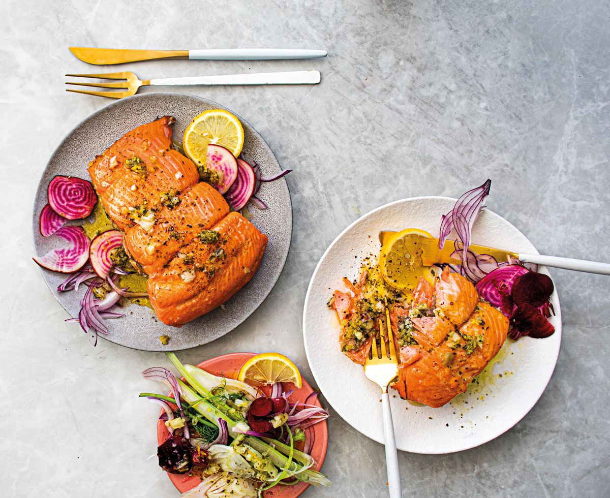 Try this next-level citrus trout roast | Woolworths TASTE