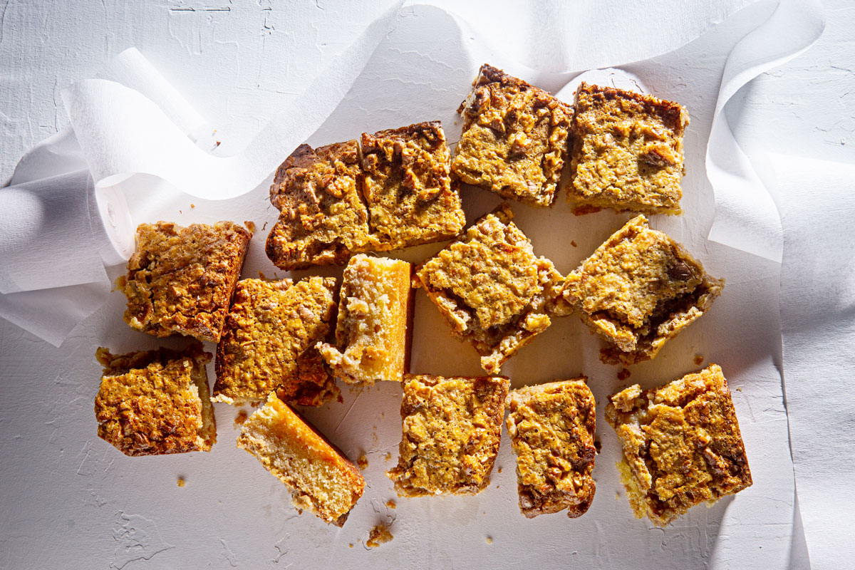 Condensed-milk-and-pecan-squares