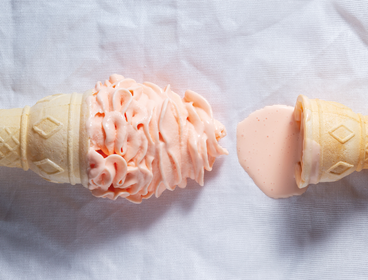 Strawberry cereal soft serve | Woolworths TASTE