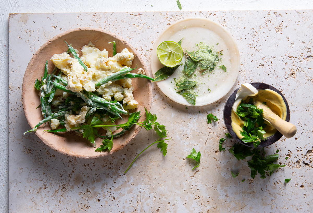 Bashed potato salad | Woolworths TASTE