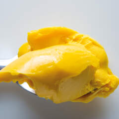 Mango-and-pineapple ice cream
