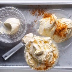 Marmalade-and-ginger ice cream