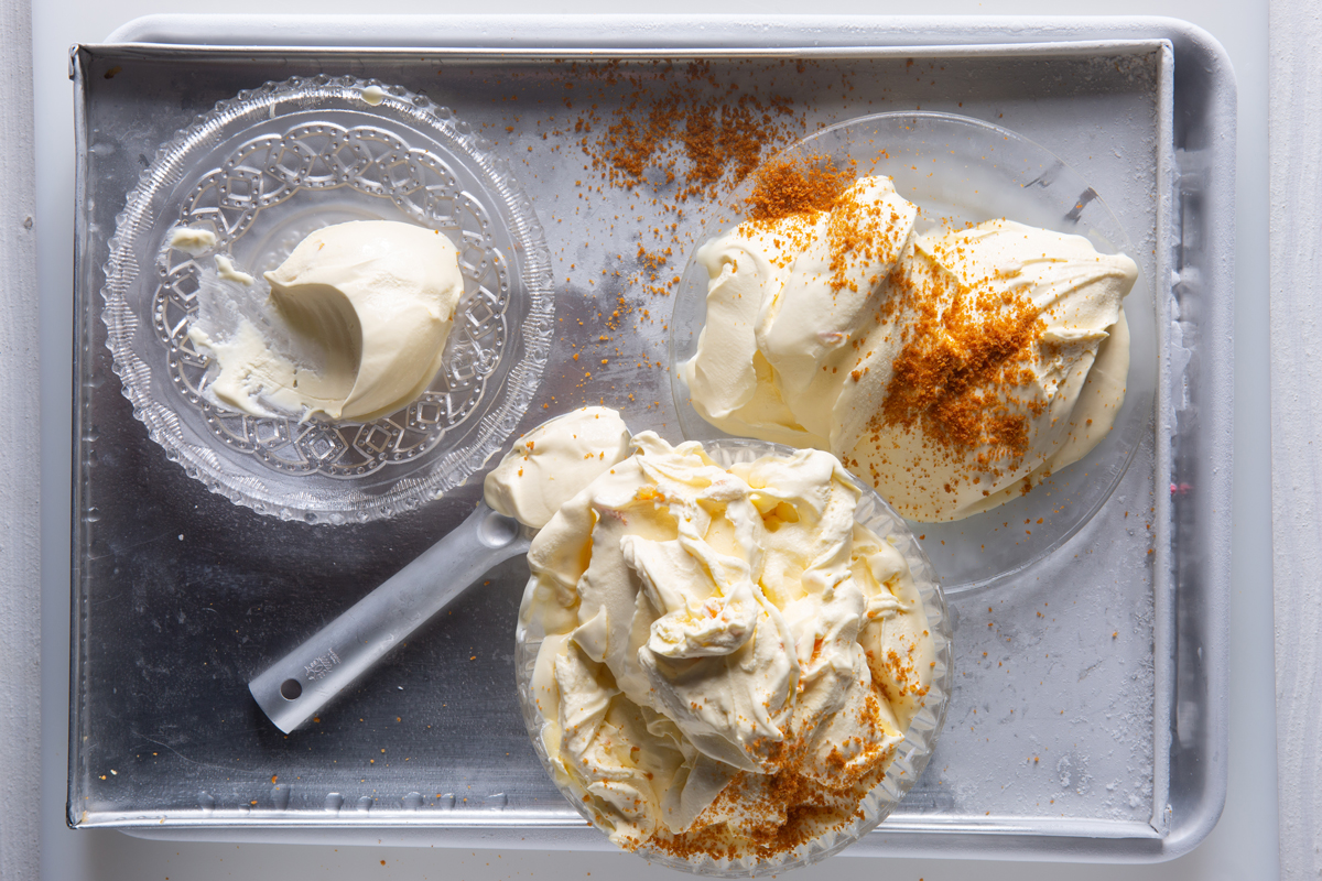 Marmaladeandginger ice cream Woolworths TASTE