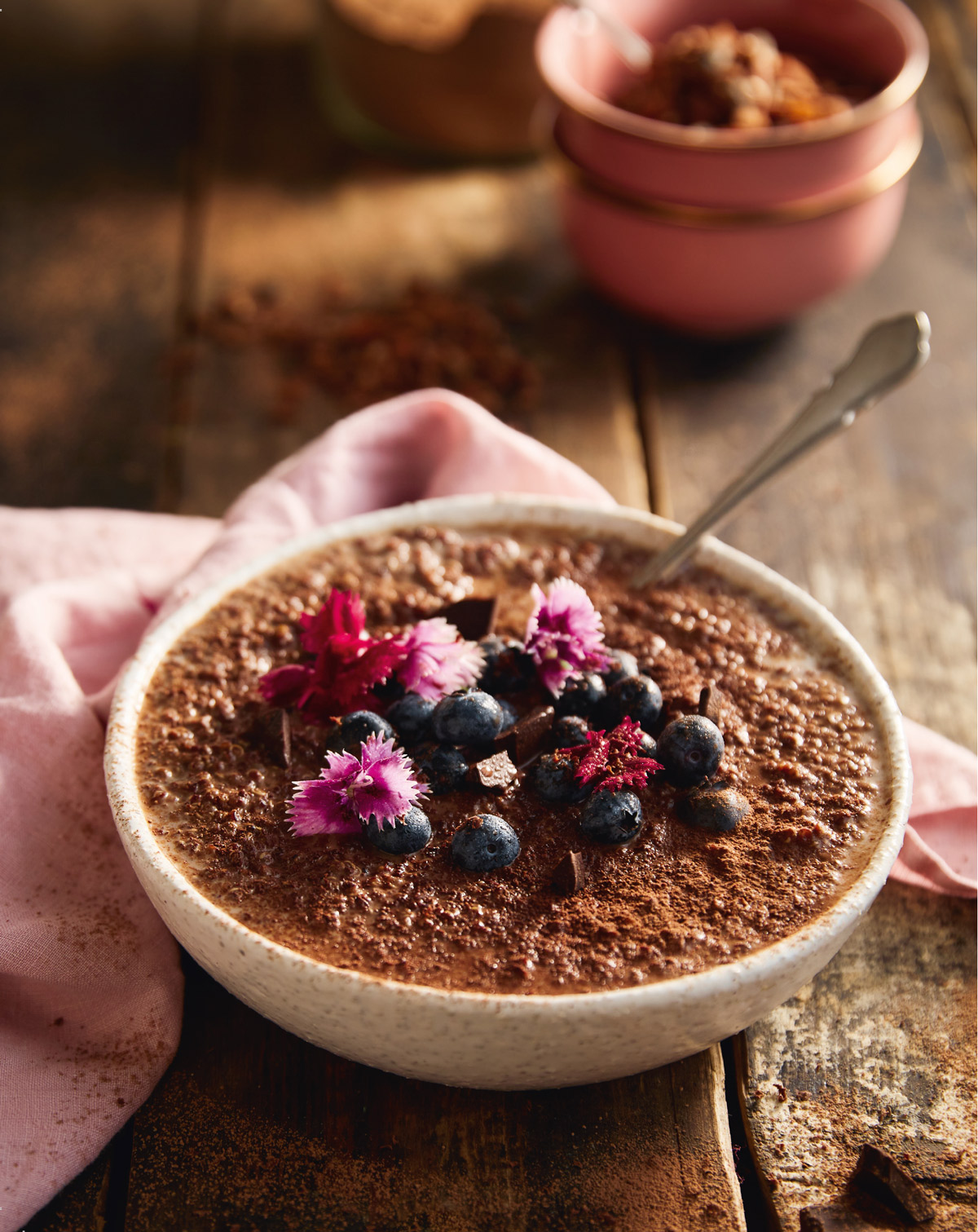 Chocolate quinoa porridge Woolworths TASTE