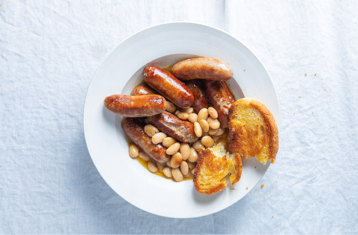Sausages and Soupy Beans recipe | Flavourful | WW TASTE