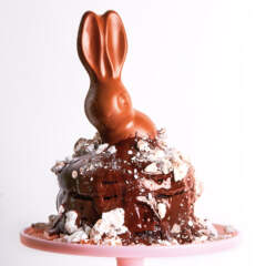 The pull-up bunny cake