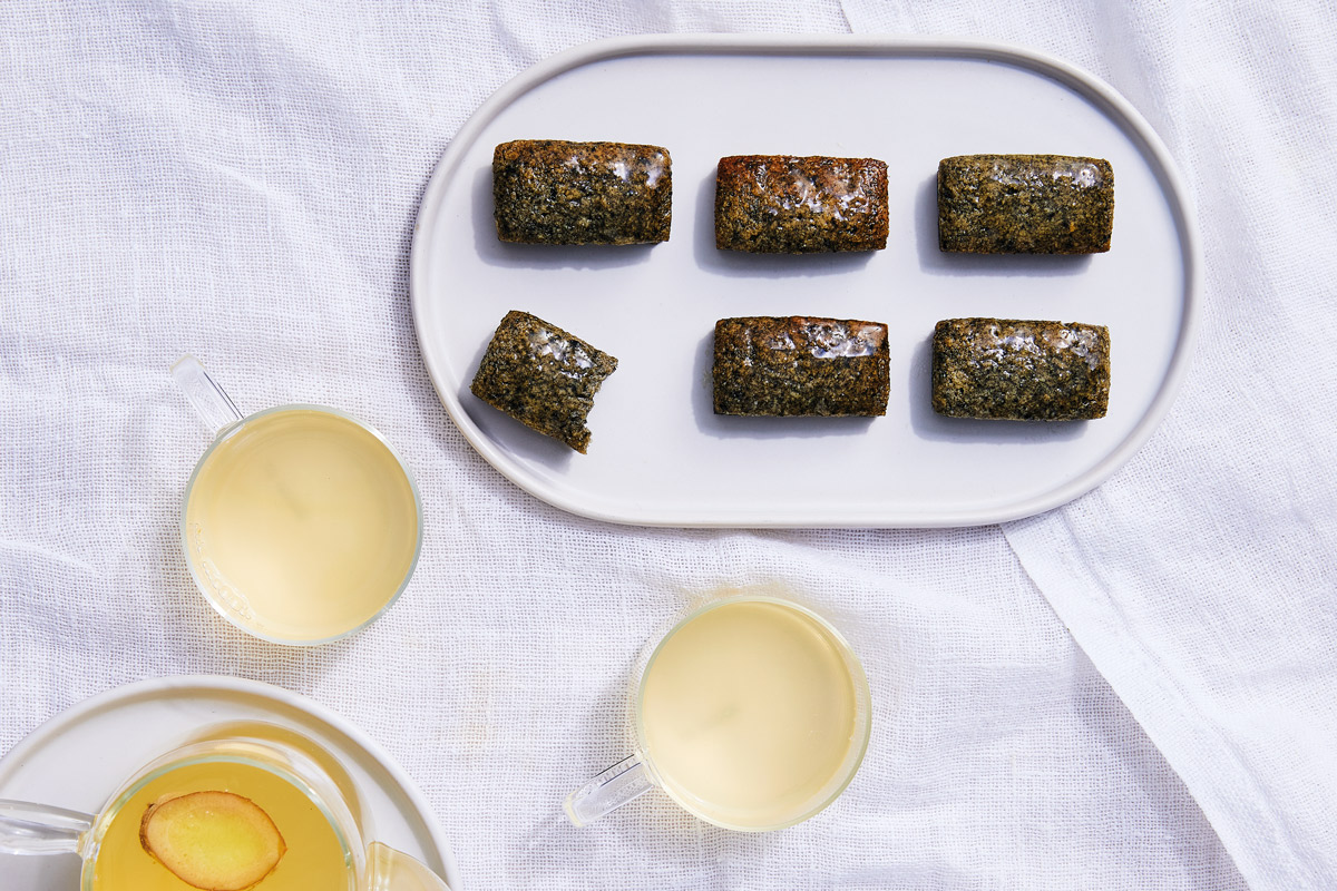 Black sesame-and-ginger financiers | Woolworths TASTE