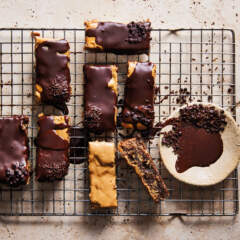 Peanut butter, chocolate and coconut bars