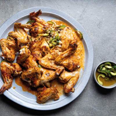 Thai red curry chicken wings