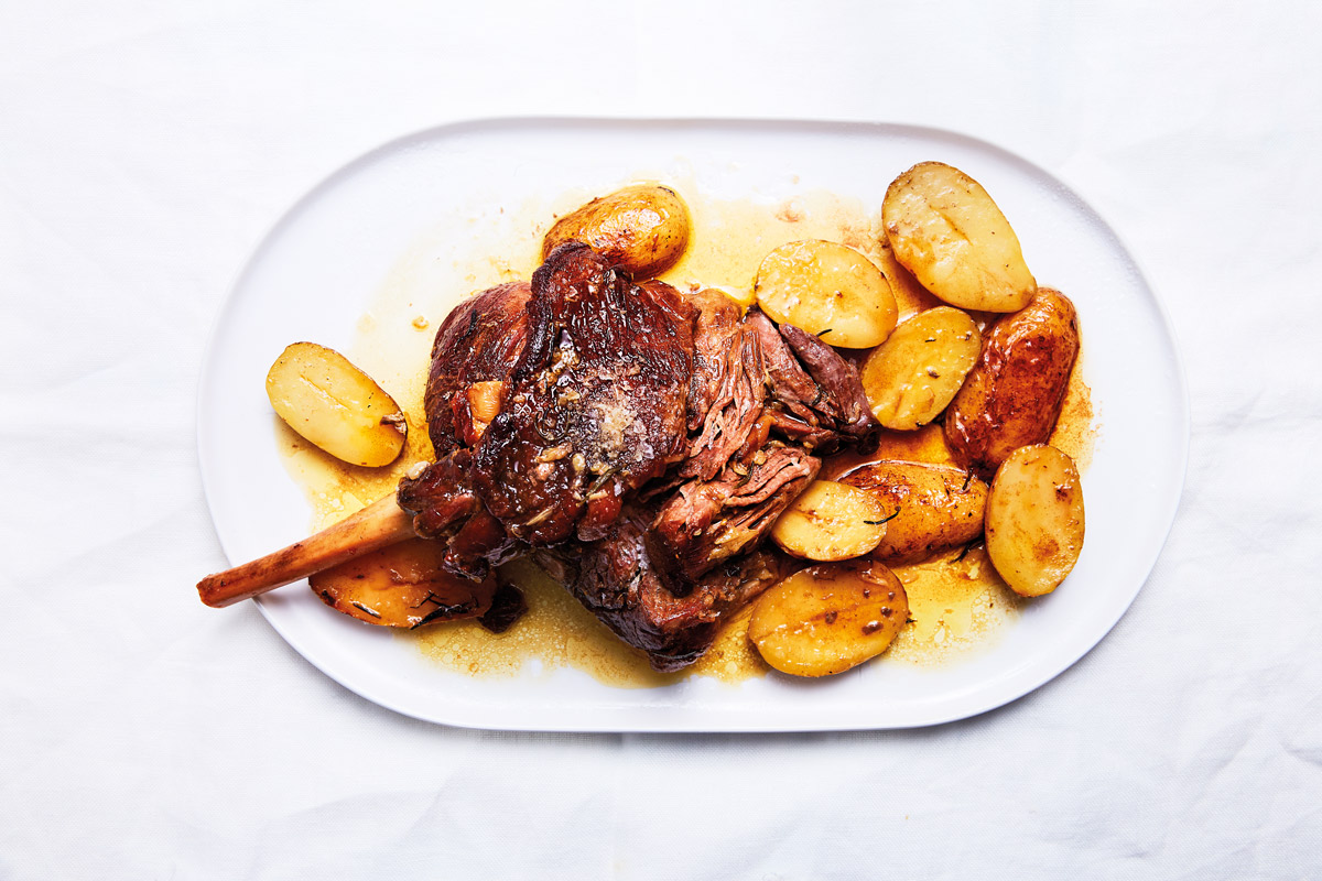 Slow-cooked-leg-of-lamb