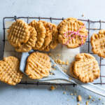 Three-ingredient peanut butter biscuits