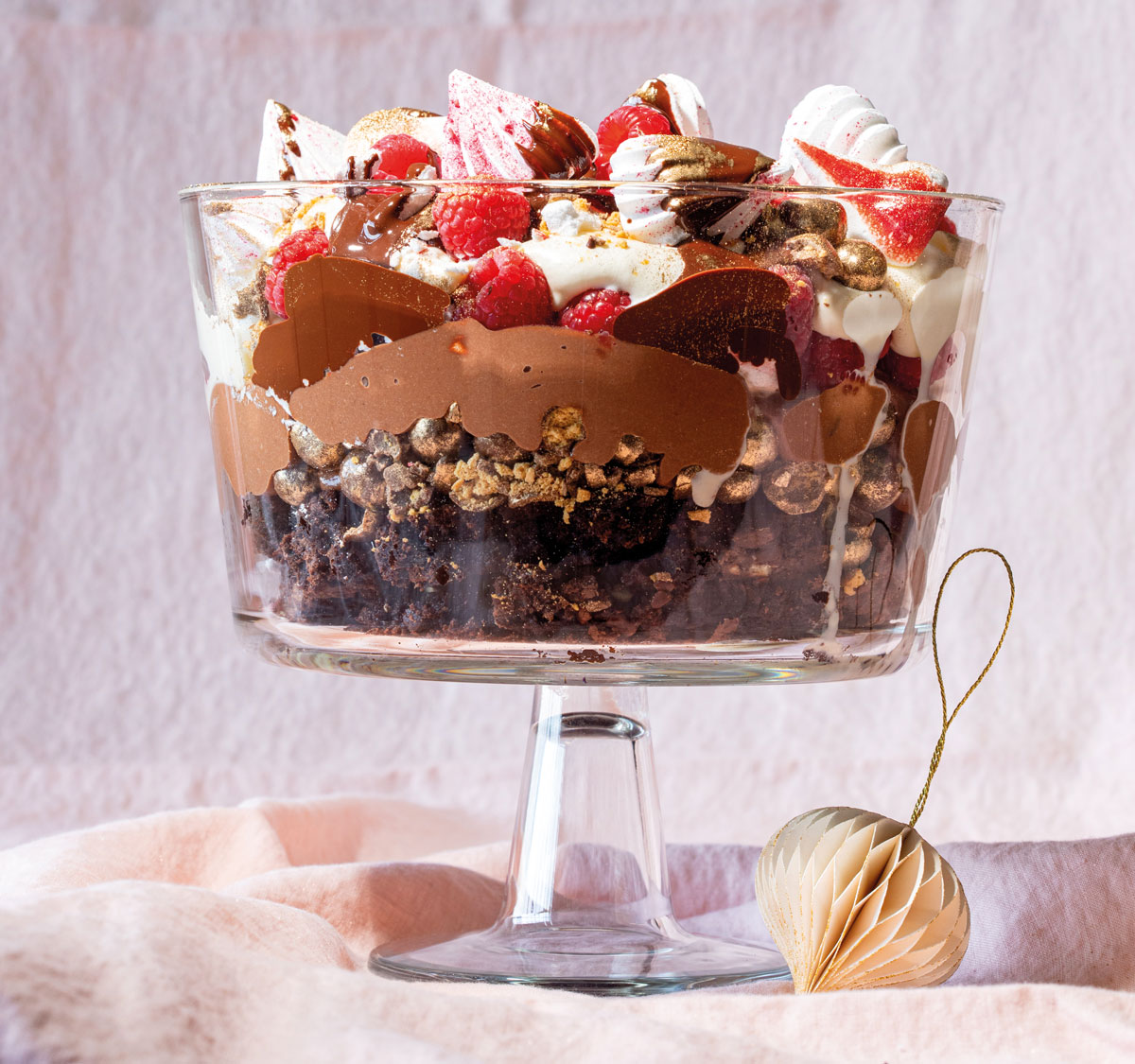 Chocolate brownie trifle | Woolworths TASTE