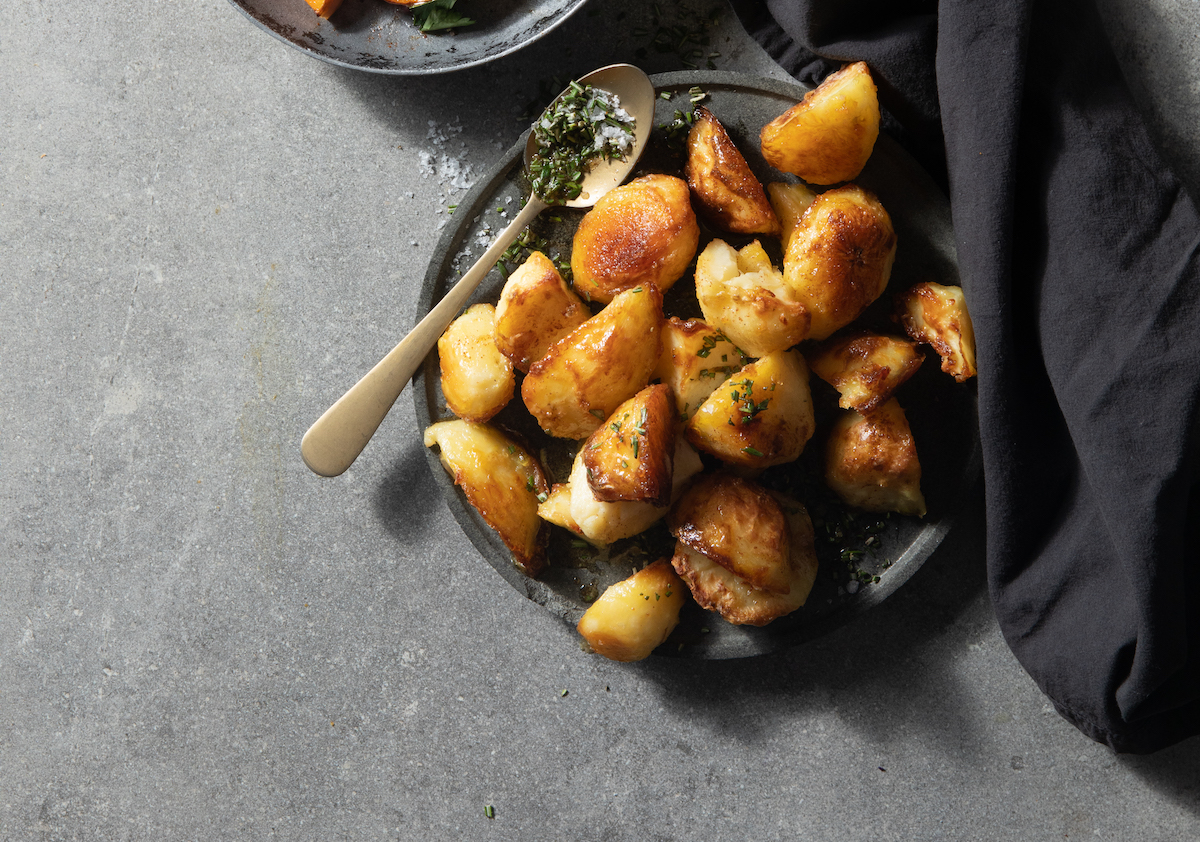 Duck fat roast potatoes | Woolworths TASTE