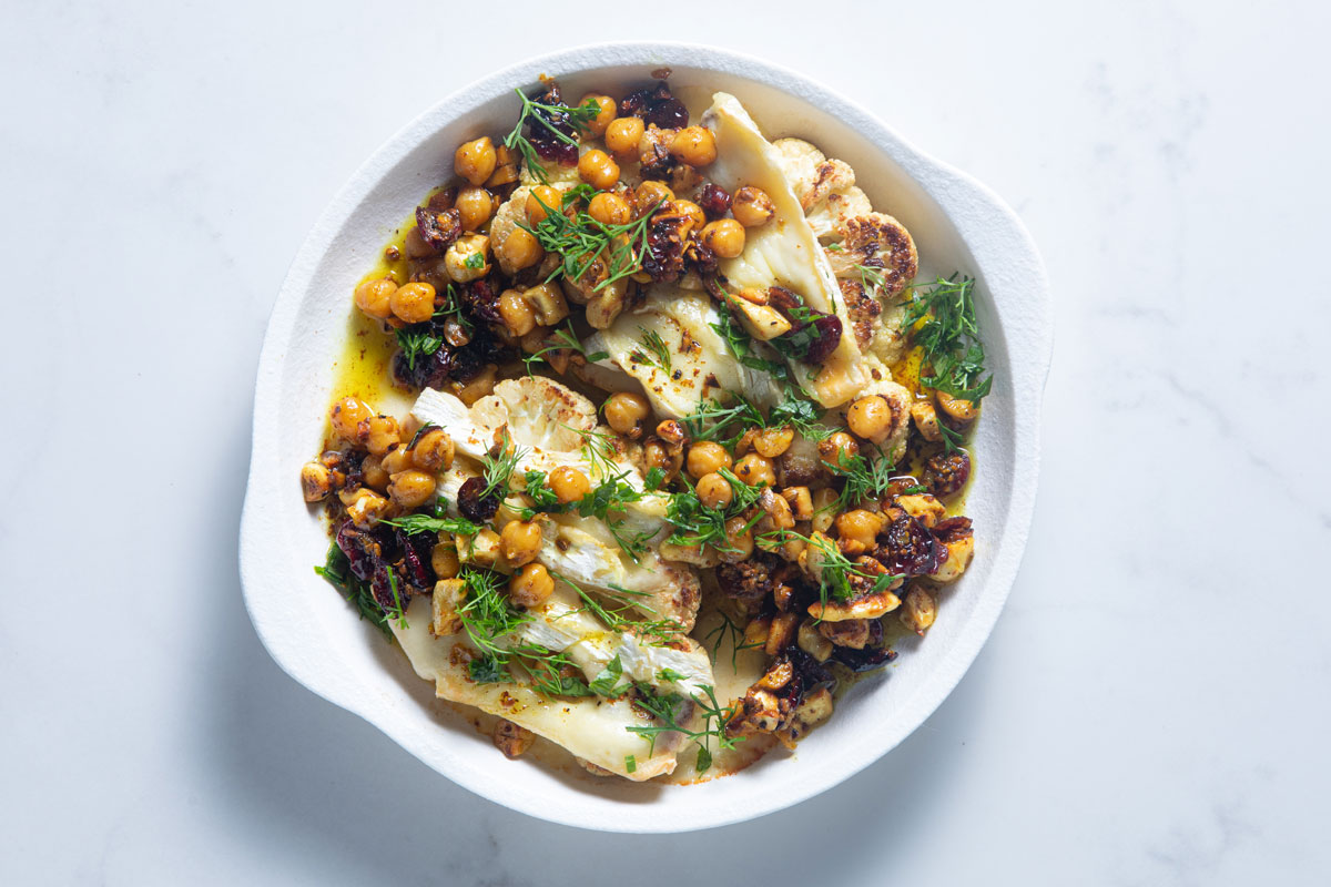 Brie-baked cauliflower | Woolworths TASTE