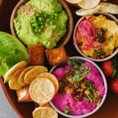 3 bold and beautiful dips to serve with your (popped) chips