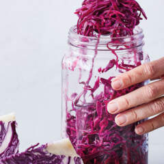 Overnight cabbage pickle