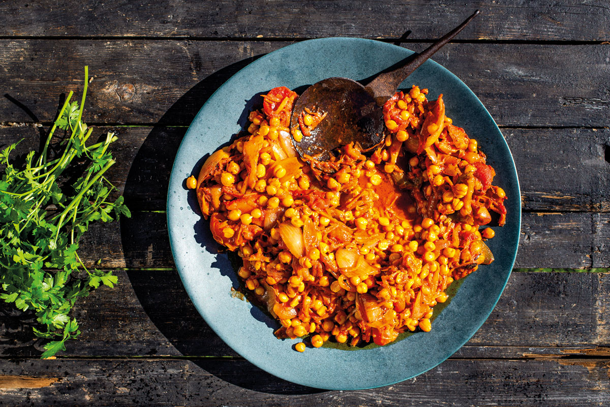 Chickpea chakalaka