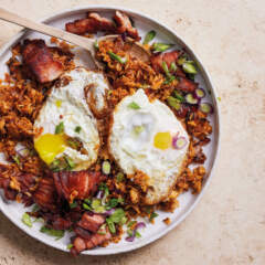 Bacon-and-egg fried chipotle rice
