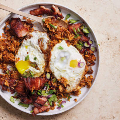 Bacon-and-egg fried chipotle rice