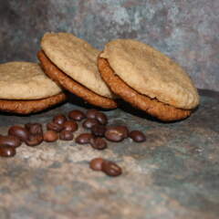 Coffee cookies (to be eaten with Milktart cookies)