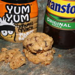 BRANSTON PICKLE AND CARAMEL CRUNCH PEANUT BUTTER COOKIES