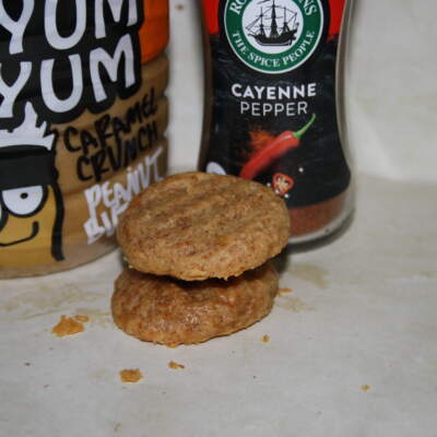 Caramel peanut butter and chilli cookies (gluten free)