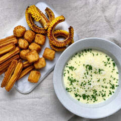 Cheese fondue dippers
