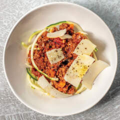 Zoodle bolognese