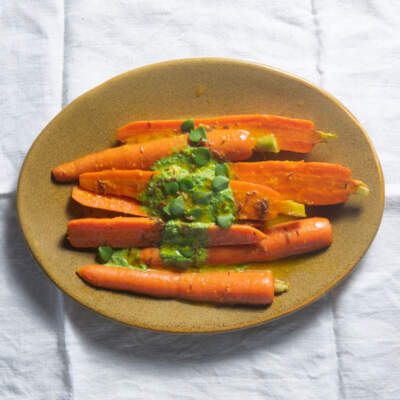 Carrots with pesto