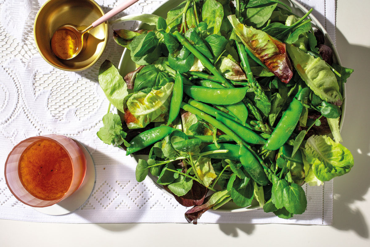 Mixed salad greens