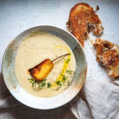 Potato-and-pear soup