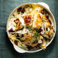 Whole roast cabbage with Tuscan flavours