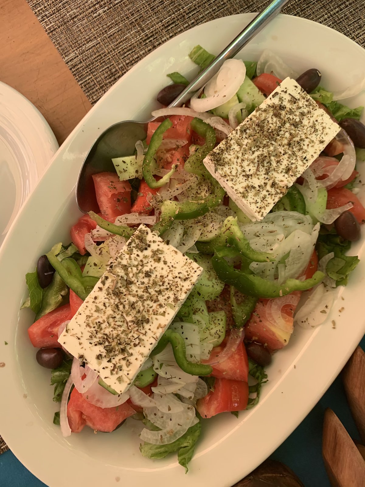 a Greek salad