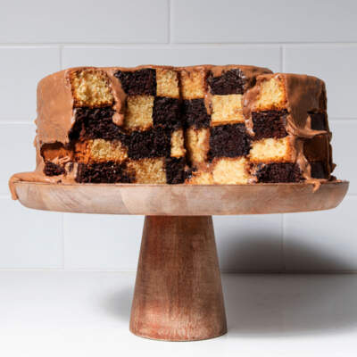 Easy checkerboard cake