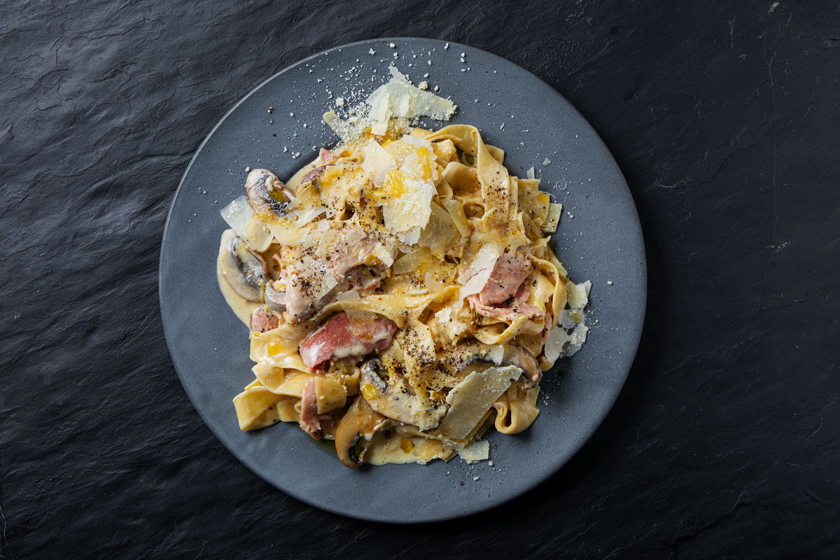 Gammon Alfredo pasta Woolworths TASTE