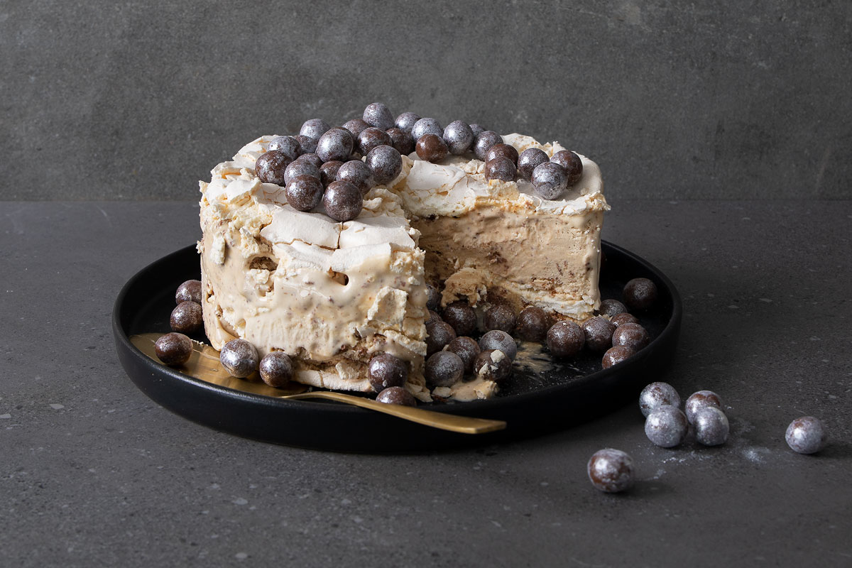 Meringue and Chuckles Ice cream Cake Woolworths TASTE Meringue and Chuckles Ice cream Cake Woolworths TASTE