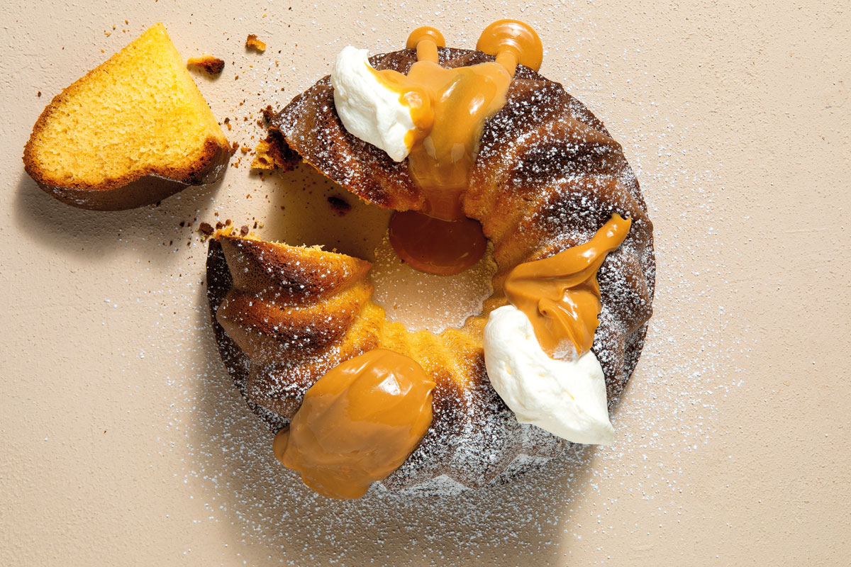 Fouringredient condensed milk cake Woolworths TASTE
