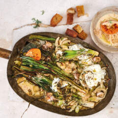ClemenGold-roasted fennel and leeks