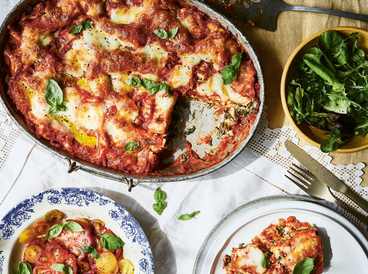 Spinach and ricotta lasagne Woolworths TASTE