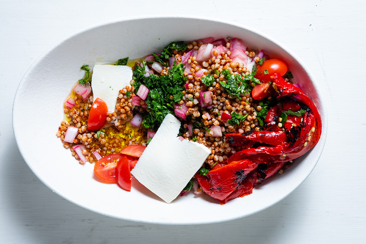 Tabbouleh-style sorghum