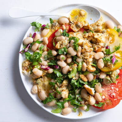 Tomato-and-butter bean salad