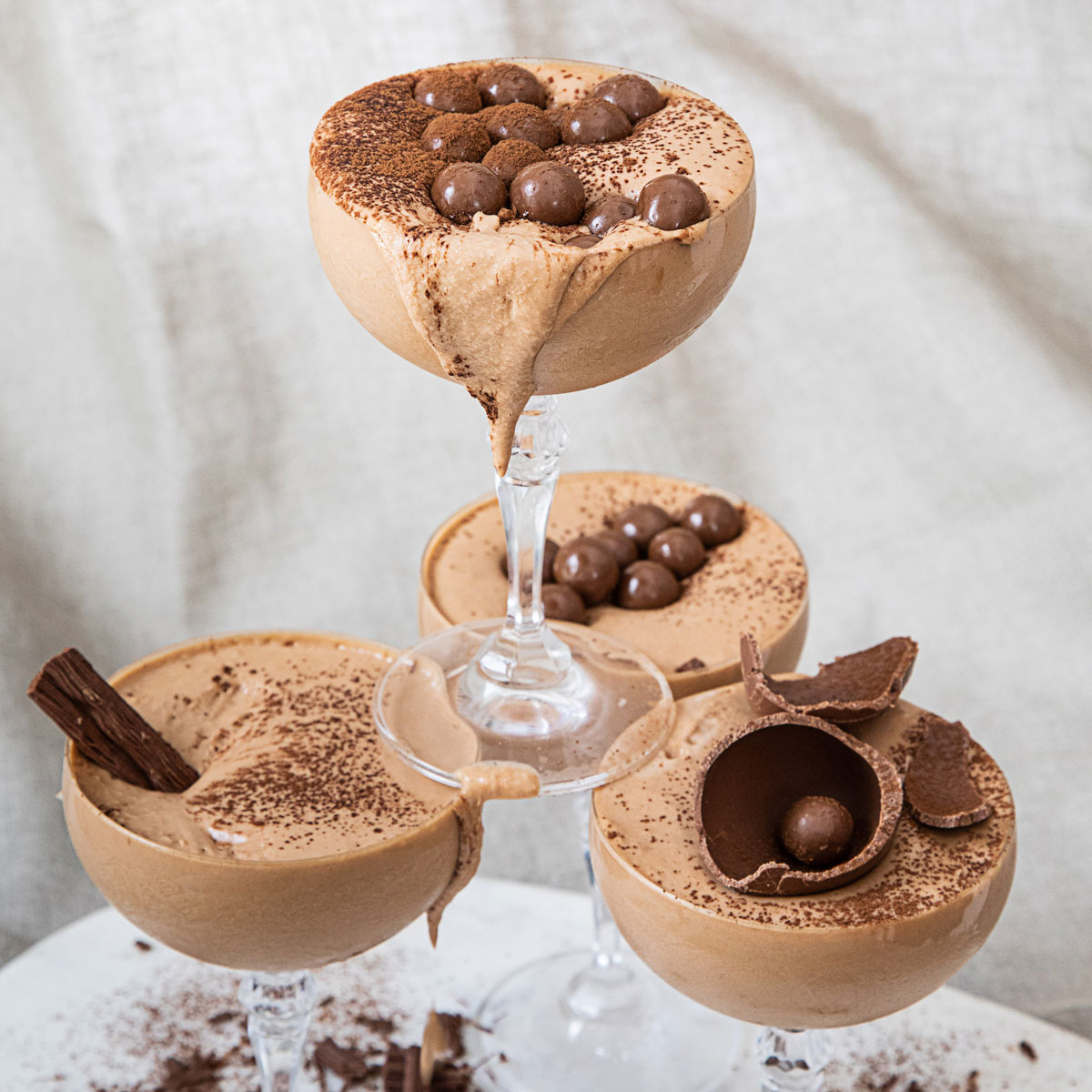 4-ingredient chocolate mousse