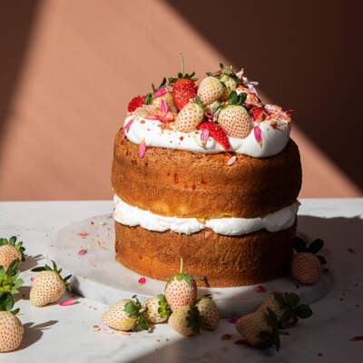 Florida Pearl®️  Strawberry Victoria Sponge Cake