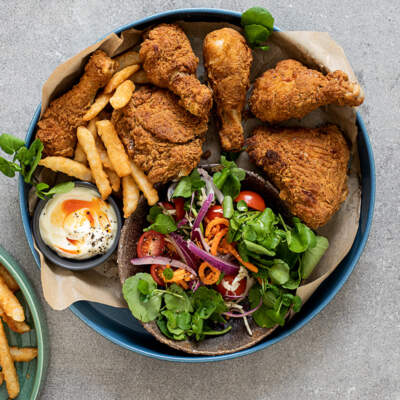 Our top secret for perfect crispy fried chicken