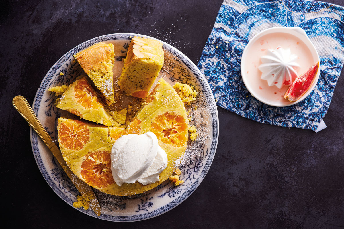 CITRUS-AND-POPPY SEED ALMOND CAKE